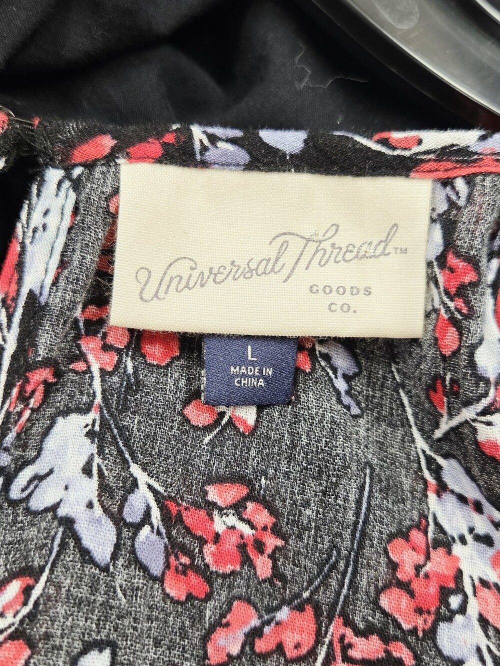 Universal Thread Black Floral Maxi Dress Large - Picture 2 of 8